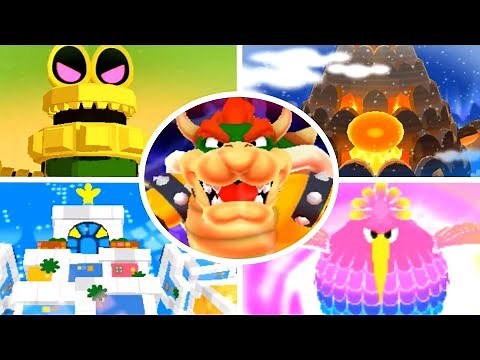 Mario & Luigi: Dream Team - All Giant Bosses (No Damage)