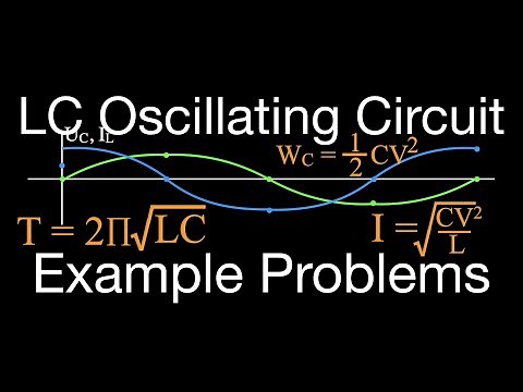 LC Oscillating Circuit: Example Problems