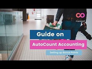 AutoCount Tutorial - How to set-up Bonus Points in AutoCount