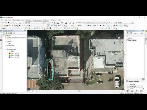 How to Digitize and Clip Building Layers in ArcGIS | Clip Building | Tamil ArcGIS University