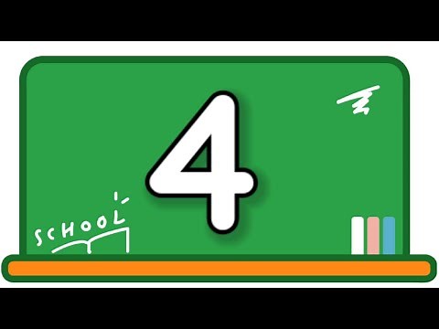 Número 4/ Quatro/ Aprendendo os números