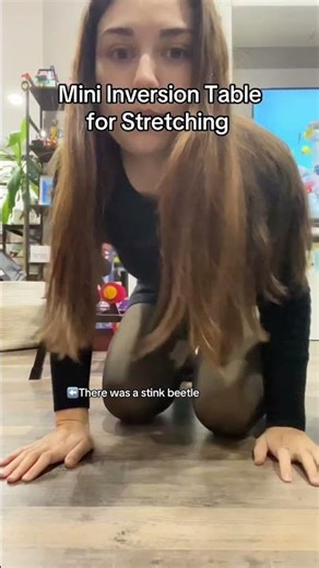 Mini Inversion Table for stretching back glutes #christmasgiftsideas #tiktokshopcreatorpicks