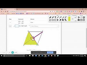 Q2 Week 1 Basic Triangle Proof Example Delta Math
