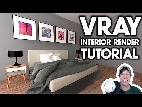Vray INTERIOR RENDER Tutorial - Easy to Follow!