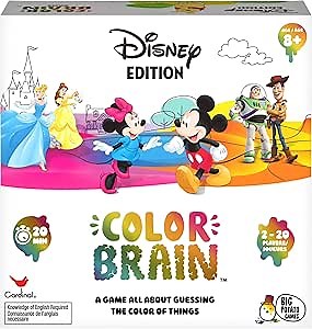 Big Potato Disney Colorbrain, The Ultimate Board Game for Families Who Love Disney