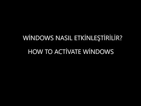 CMD'den Windows Nasıl Etkinleştirilir Kolay Yol WİNDOWS 10,11!