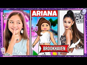 AVA spielt als ARIANA GRANDE in BROOKHAVEN Roblox🤩 KOMMEN VIELE FANs? 💜 Alles Ava Gaming