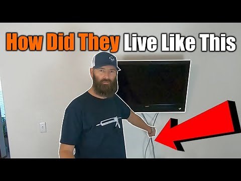 How To Install Power And HDMI Wires In The Wall For a Flat Screen TV | THEHANDYMAN |