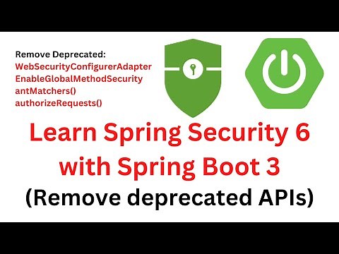 Learn Spring Security 6 with Spring Boot 3 | Crash Course | Say Good Bye to Deprecated APIs