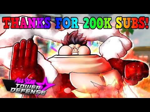 [NEW CODE] HOW TO GET NEW 6 STAR TANKMAN LUFFY 200K UNIT SHOWCASE ALL STAR TOWER DEFENSE ROBLOX