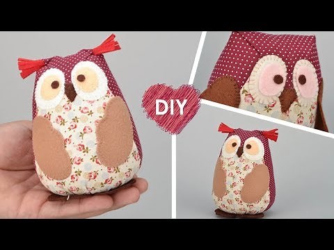 DIY. How to sew an owl. Free pattern