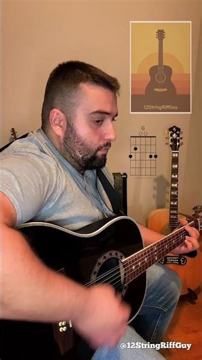 Give a little bit (How to play with chords) - Supertramp. 12 string version 🎸🤘