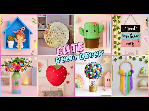 30 DIY's - EASY and CUTE ROOM DECOR Ideas