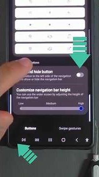 Samsung Galaxy Navigation Bar Tricks You Didn’t Know - Resize & Hide Like a Pro!