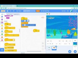 How to make a capture the fish game on scratch 3.0 for total begginers.