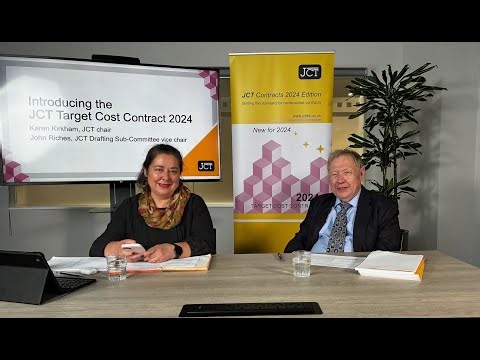 Introducing the JCT Target Cost Contract 2024