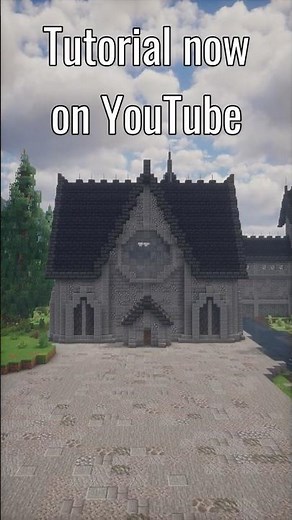 🏰 Gothic / Dark Fantasy House Showcase – Minecraft Build (Tutorial Available!)