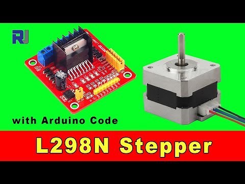 Using L298N Stepper Motor Driver To control 4 wires stepper motor RJT78