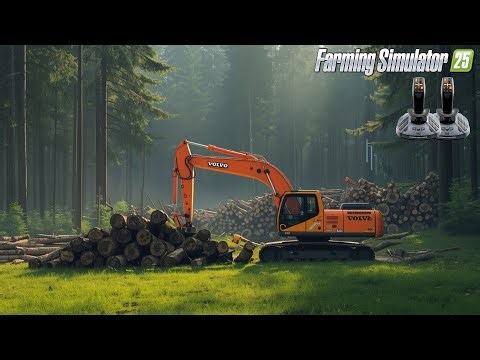 Building the ULTIMATE Logging Ramp in FS25 Alps!