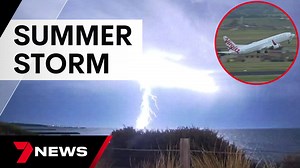 30K views · 345 reactions | Melbourne was woken by a spectacular lightning storm this morning as thunder rolled over the city before dawn. It caused havoc at Melbourne Airport where domestic flights were grounded waiting for the storm to pass. #7NEWS at 6pm | 7NEWS Melbourne | Facebook