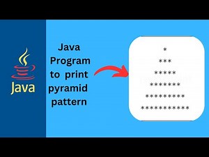 Pyramid pattern in java | Learn Java with Understanding | CodeJavaVerse