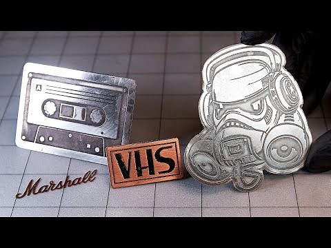 How to ETCH stuff into metal! (Brass, Copper, Steel) DIY Metal Etching