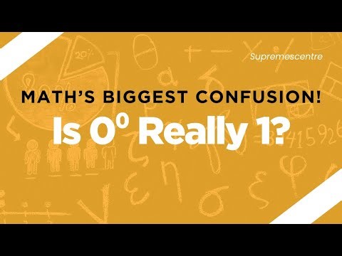0⁰ Explained Simply | Is Zero Power Zero Undefined?