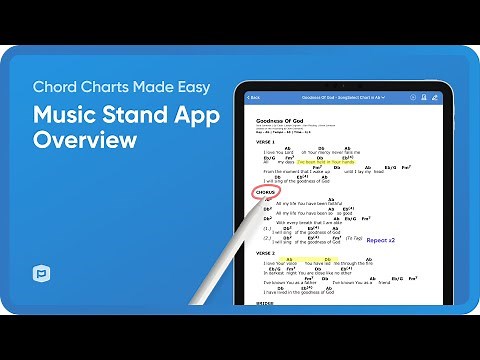 Chord Charts Made Easy: Quick Music Stand App Overview