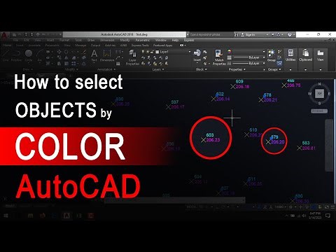 How to select objects by Color - AutoCAD