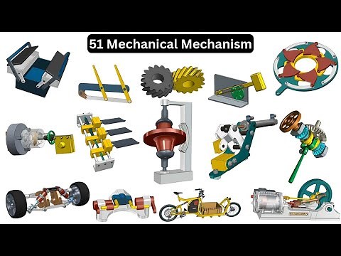 Explore 51 Mechanical Mechanisms: A Comprehensive Engineering Showcase