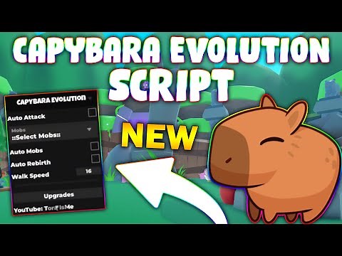 *NEW* Capybara Evolution Script (PASTEBIN 2025) (AUTO ATTACK , AUTO MOBS , INF WINS , AUTO REBIRTH )