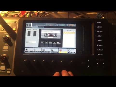 Behringer X32 Training - USB Recorder