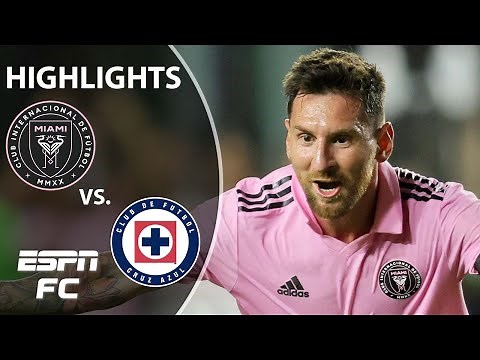 HIGHLIGHTS from Lionel Messi’s Inter Miami debut vs. Cruz Azul | ESPN FC