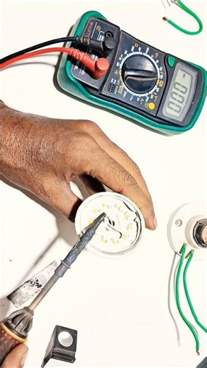 How to fix a broken LED bulb easily #shorts