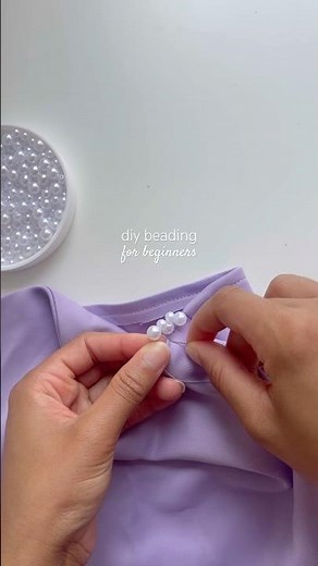 ✨ EASY DIY BEADING | HOW TO MAKE CLOTHES LOOK EXPENSIVE