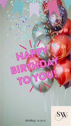 Happy Birthday GIF| #hbd #birthday WhatsApp Status| @ Silky Wave
