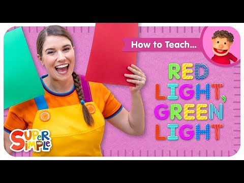 Learn How To Teach "Red Light, Green Light" from Super Simple Songs