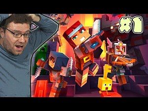 Minecraft Dungeons - Gameplay Walkthrough Part 1 - Squid Coast and Creeper Woods