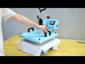 How to use Swing-away Combo Heat Press Machine 8 IN 1