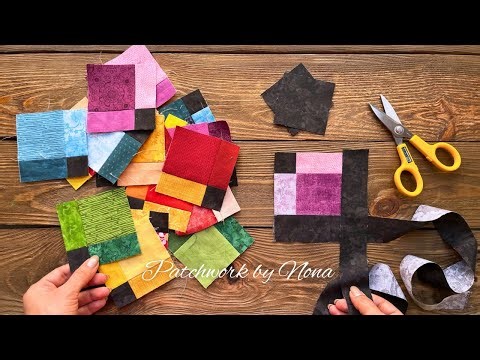 “Easy Patchwork Quilt Block for Beginners | Fast, Colorful & Simple”
