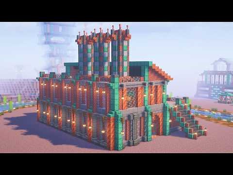 Minecraft: How to build Factory - Tutorial