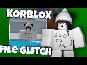 HOW TO DO THE KORBLOX FILE GLITCH.