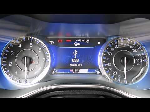 2015 Chrysler 200 gauge settings and console