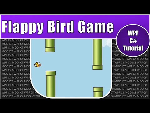 WPF C# Tutorial How to make a Flappy Bird Game in Visual Studio