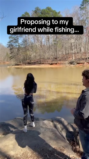 Romantic Fishing Proposal Idea for Couples