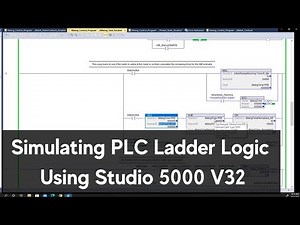 Simulating Ladder Logic in Studio 5000 With FactoryTalk View Studio | Batching PLC Day-42