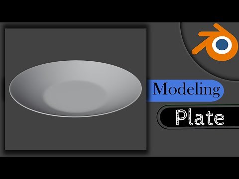 Let's Modeling ❝ PLATE ❞ in Blender 3.1 ➤ Real-Time 3D Beginners Tutorial .