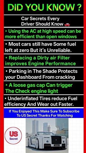 CAR SECRETS EVERY DRIVER SHOULD KNOW