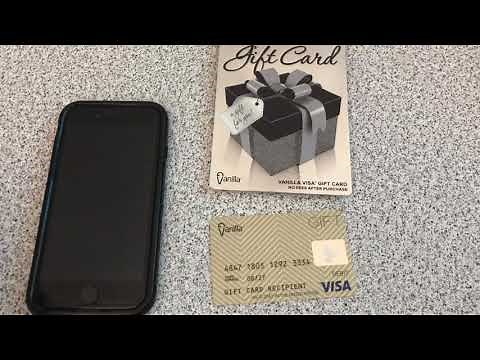 How to register your vanilla visa gift card