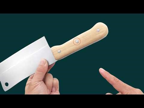 Repairing a broken knife handle. The simplest method that anyone can do.Inventions